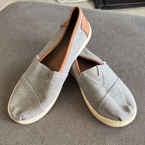 Toms Gray Women's Slip-On Shoes